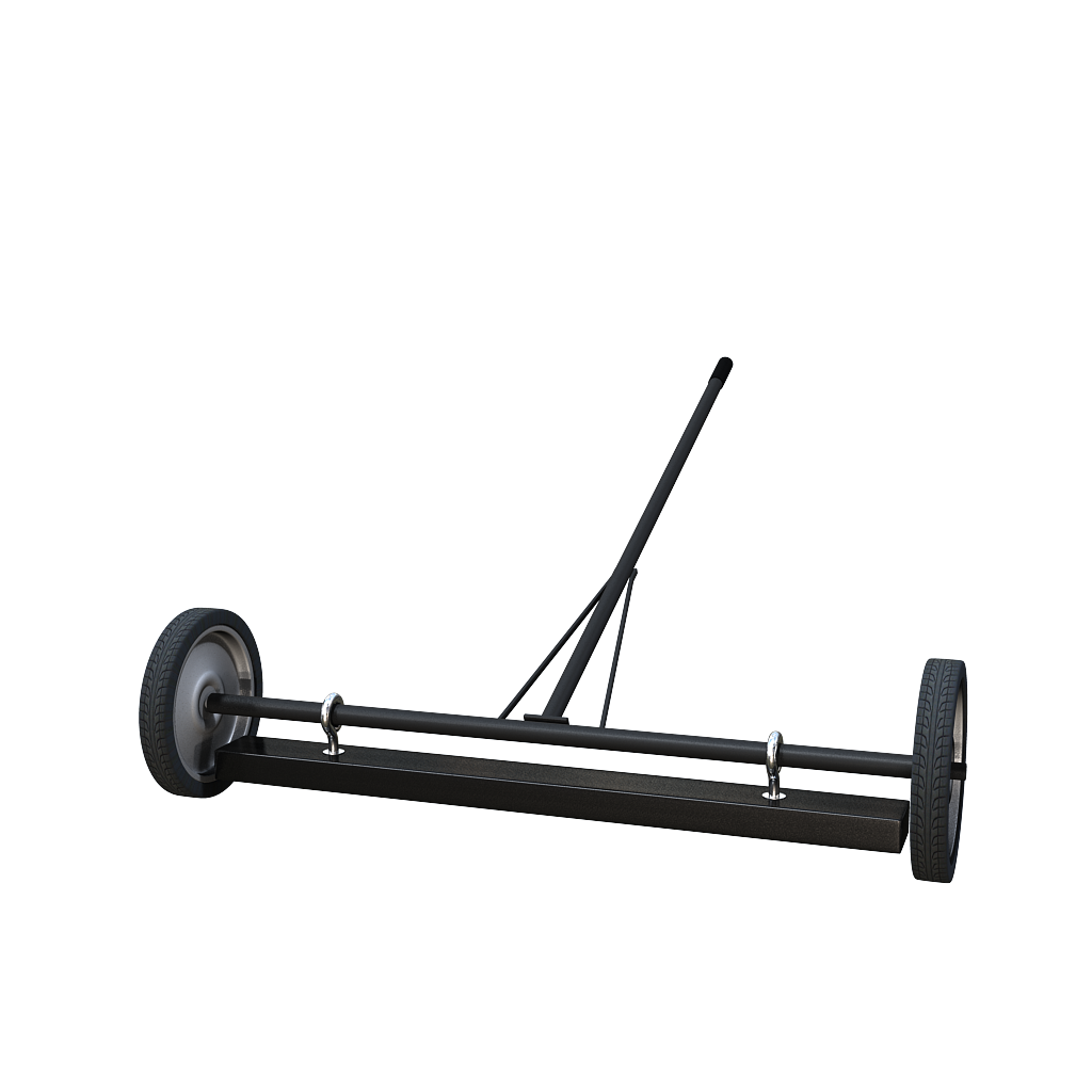 54" Power Bar Sweeper With Wheel Set