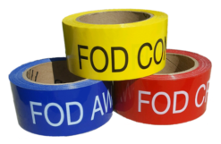 FOD Zone™ Floor Marking Tape, 3 Rolls