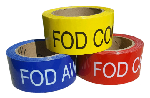 FOD Zone Colored Floor Marking Tape