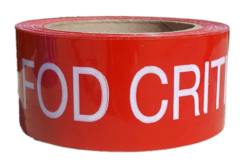 FOD Zone™ Floor Marking Tape, red roll