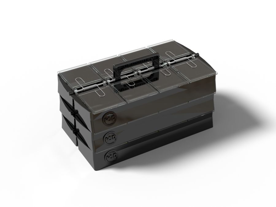 8 Compartment ThermoPlastic Rubber TREY®