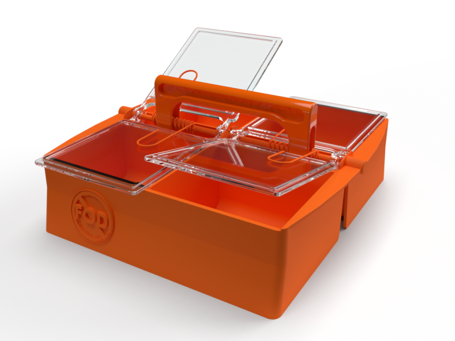 4 Compartment UV Reactive Polypropylene TREY®