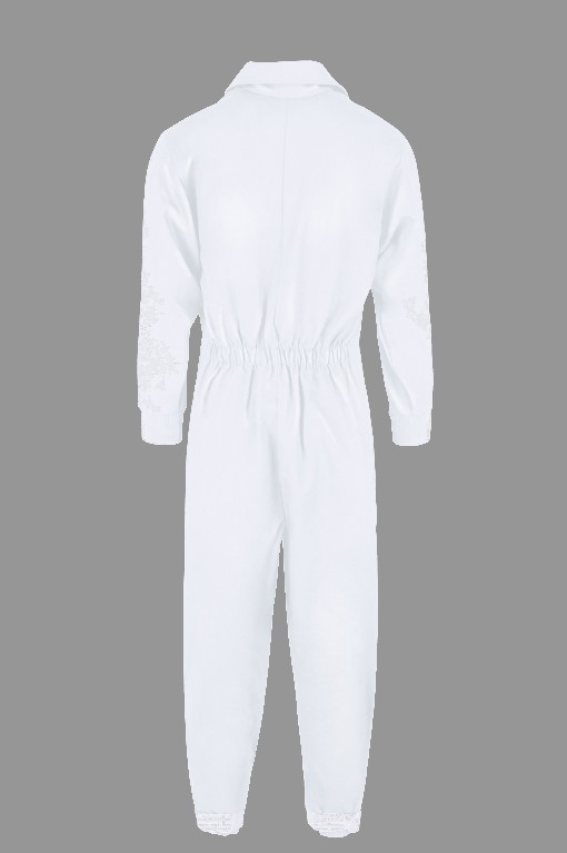 FOD Suit™, white, back view