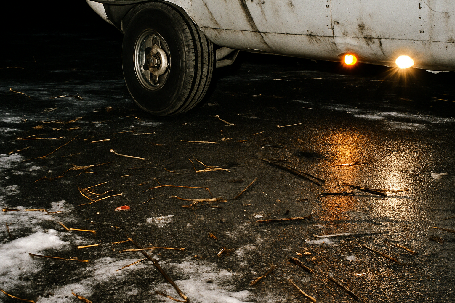 What you can see when snow melts